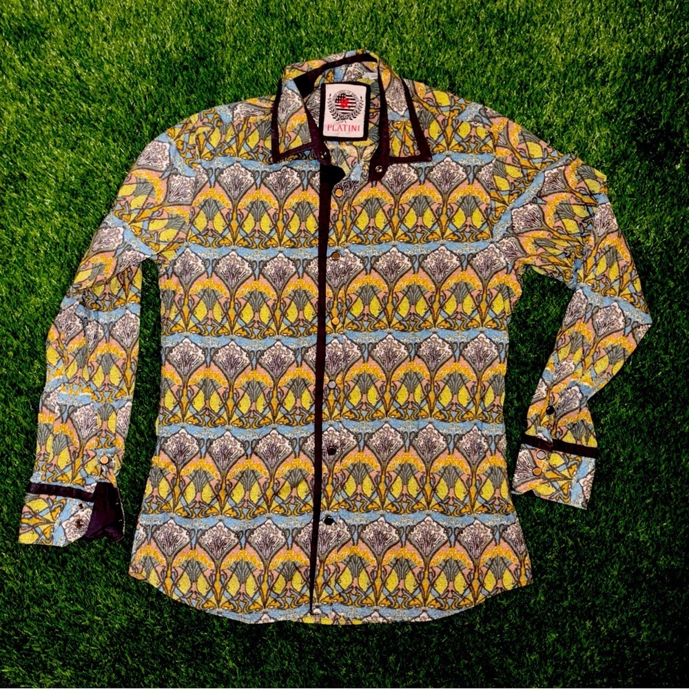 Platini Long Sleeve Button Snap Shirt